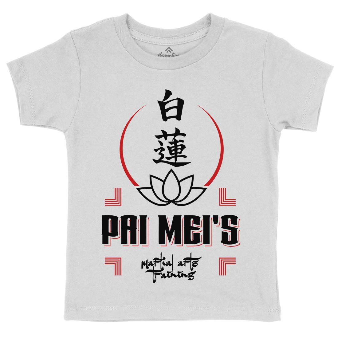 Pai Mei Kids Organic Crew Neck T-Shirt Retro D314