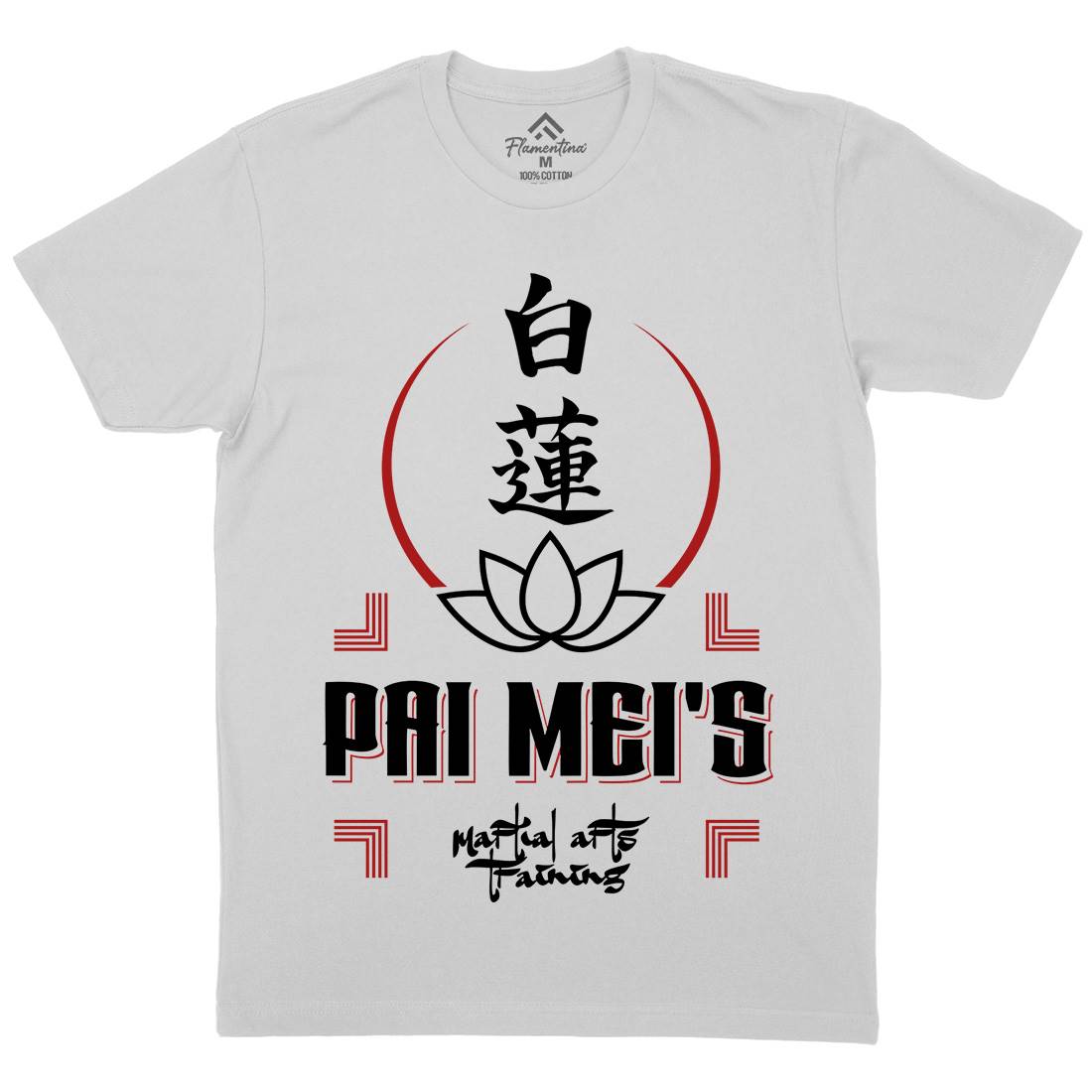 Pai Mei Mens Crew Neck T-Shirt Retro D314
