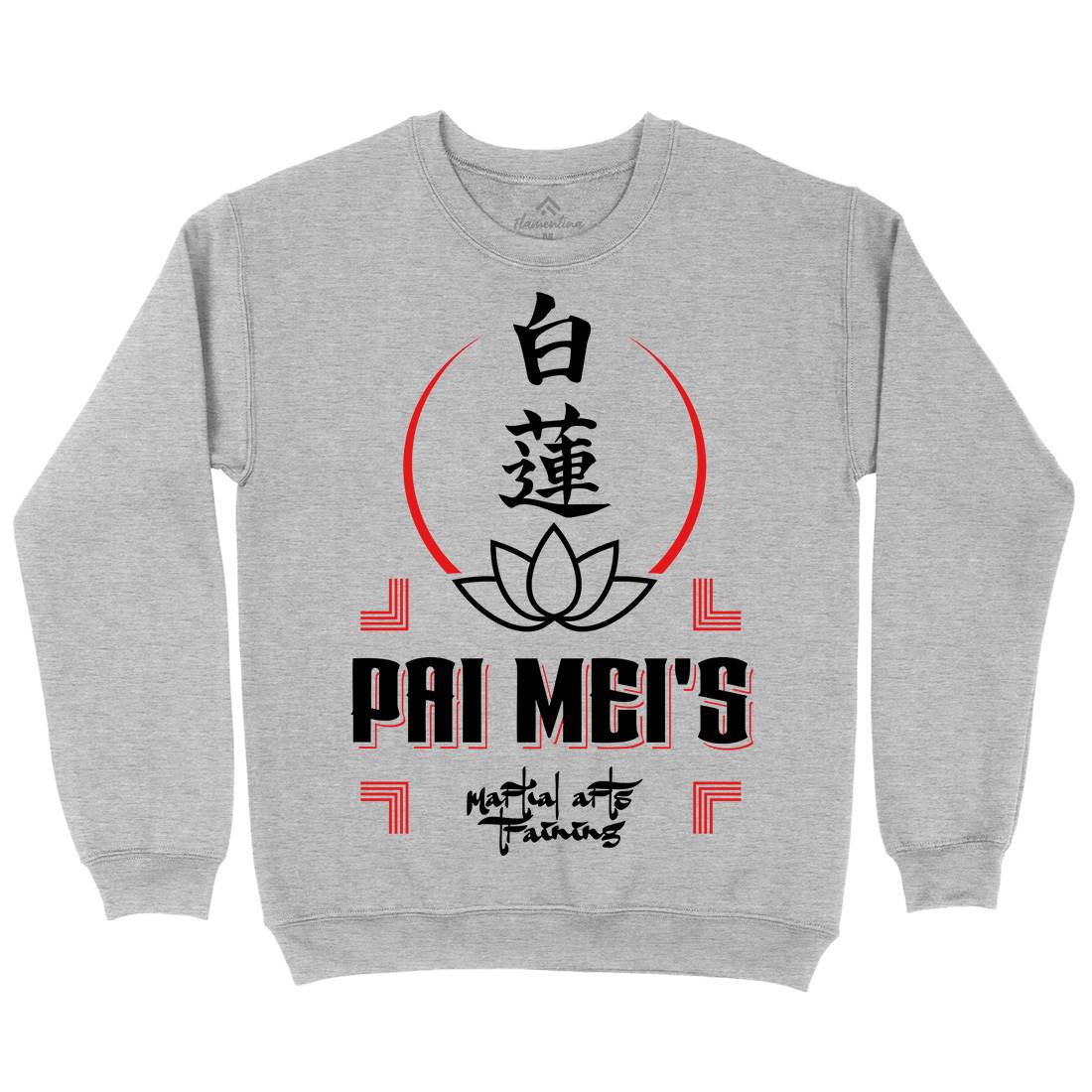 Pai Mei Mens Crew Neck Sweatshirt Retro D314