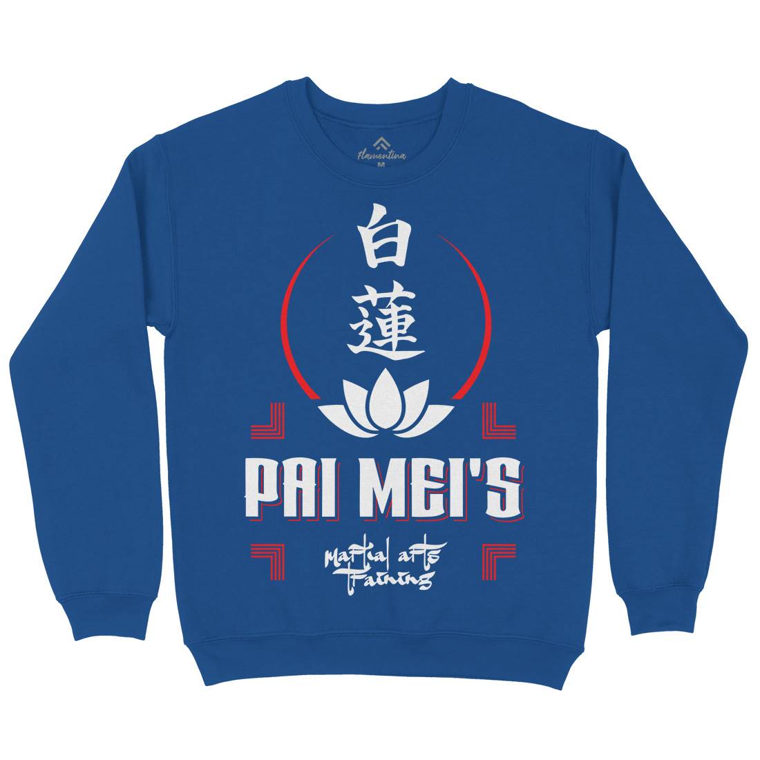 Pai Mei Mens Crew Neck Sweatshirt Retro D314