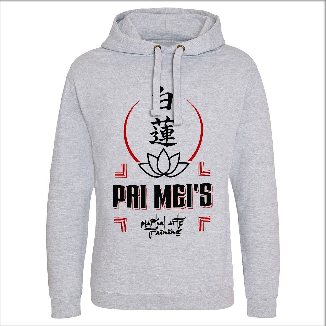 Pai Mei Mens Hoodie Without Pocket Retro D314