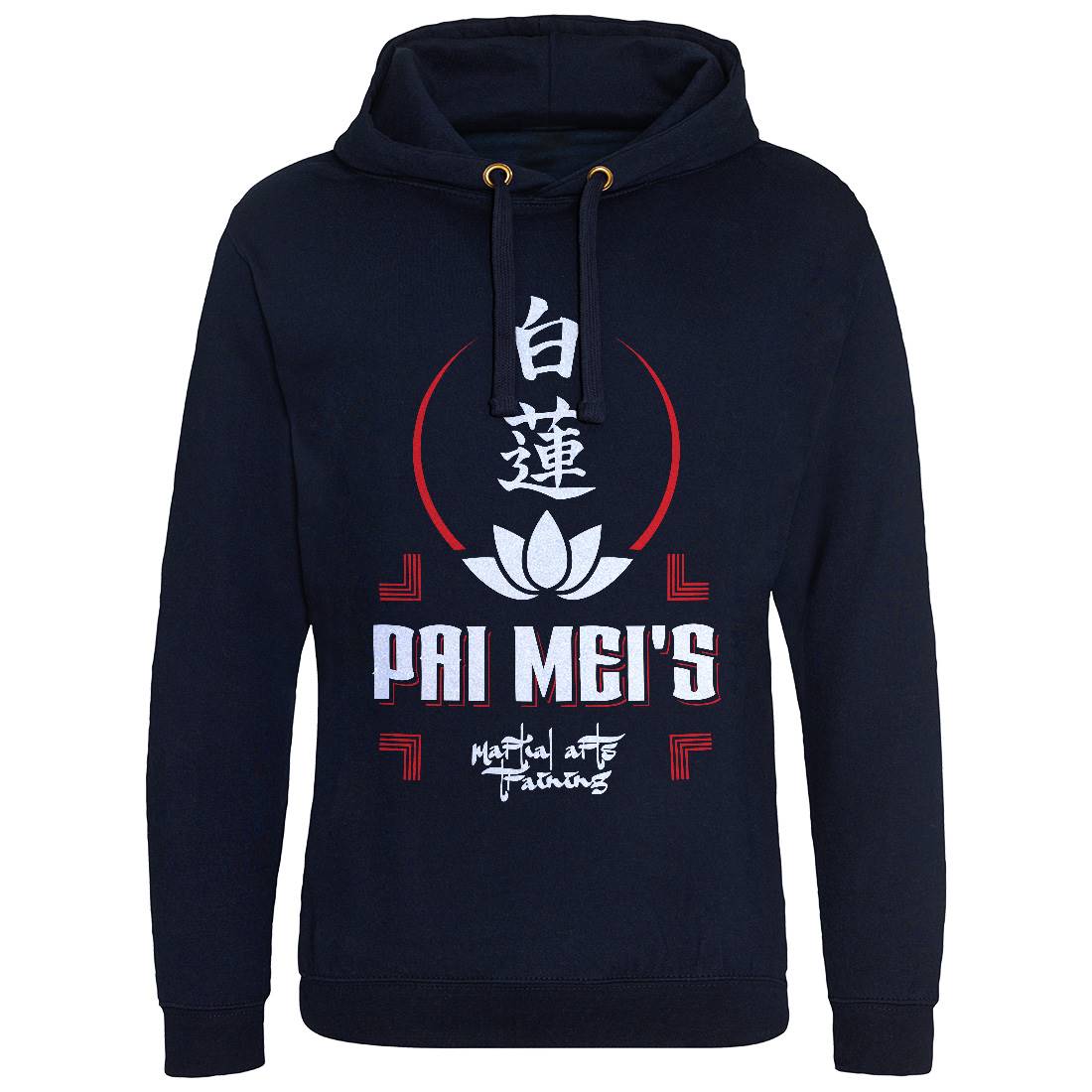 Pai Mei Mens Hoodie Without Pocket Retro D314
