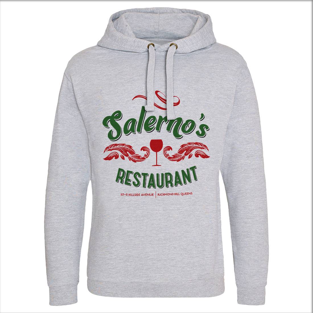 Salernos Restaurant Mens Hoodie Without Pocket Food D316