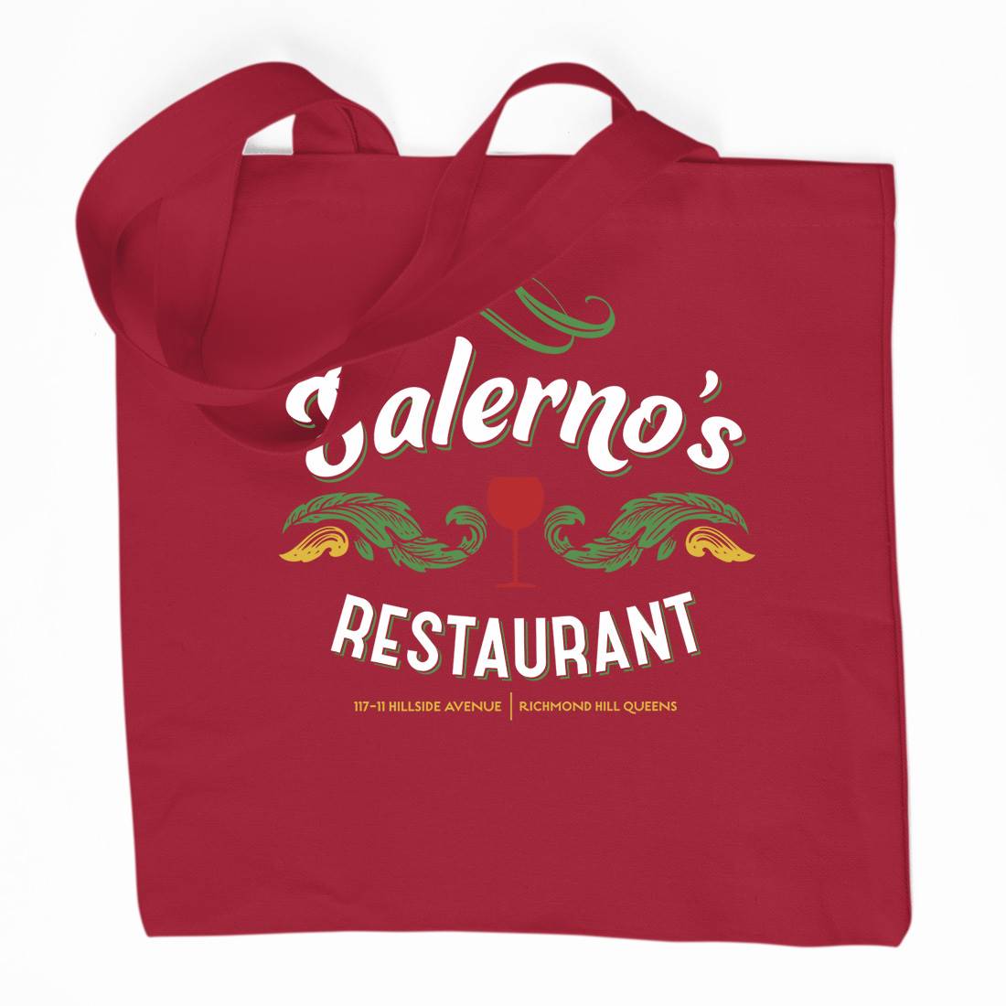 Salernos Restaurant Organic Premium Cotton Tote Bag Food D316