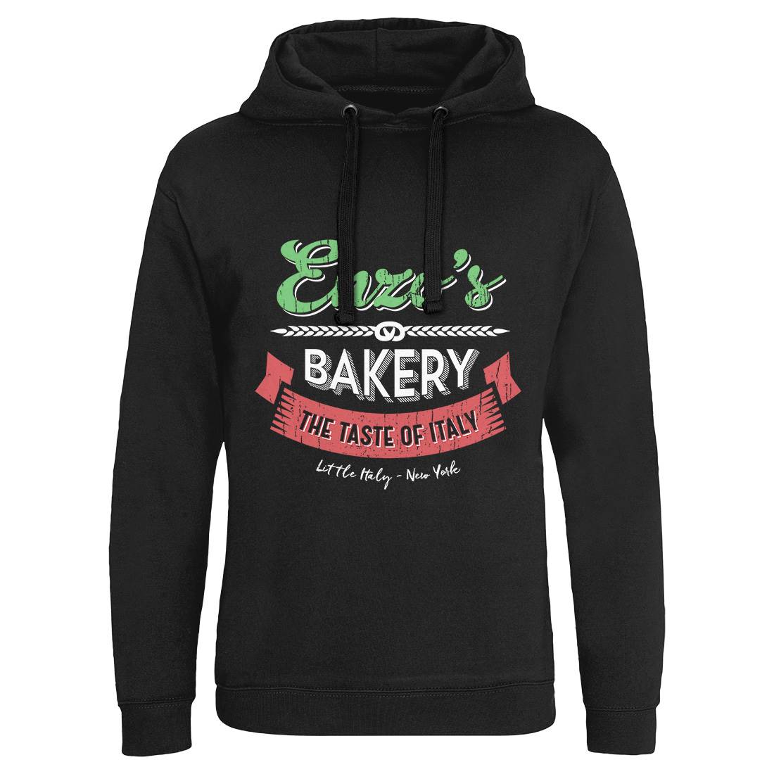 Enzos Bakery Mens Hoodie Without Pocket Food D318