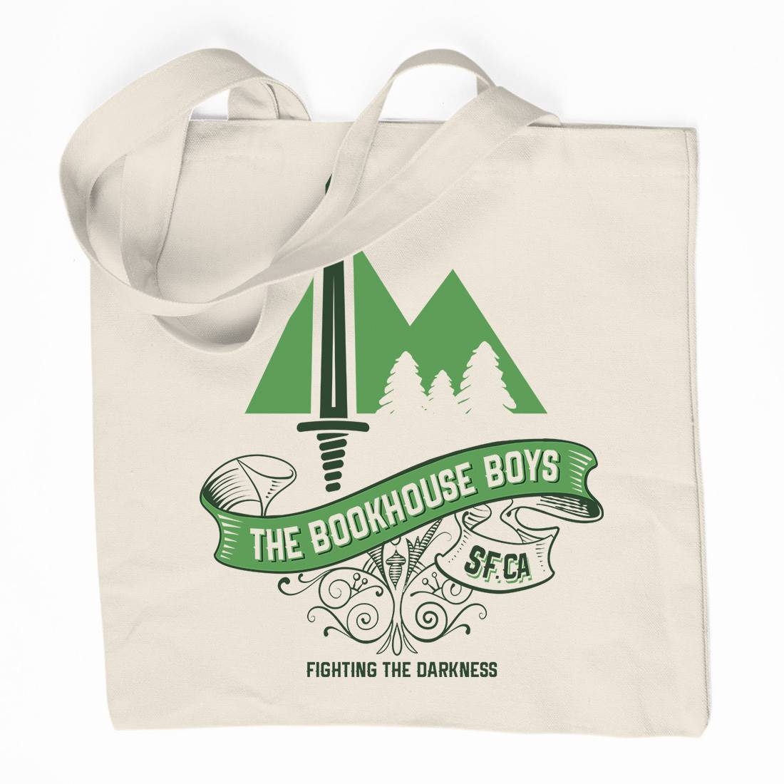 Bookhouse Boys Organic Premium Cotton Tote Bag Horror D319