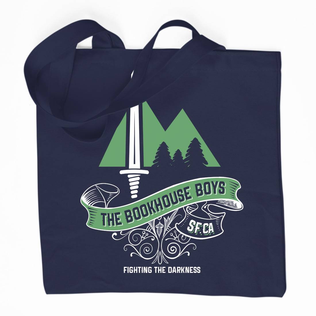 Bookhouse Boys Organic Premium Cotton Tote Bag Horror D319