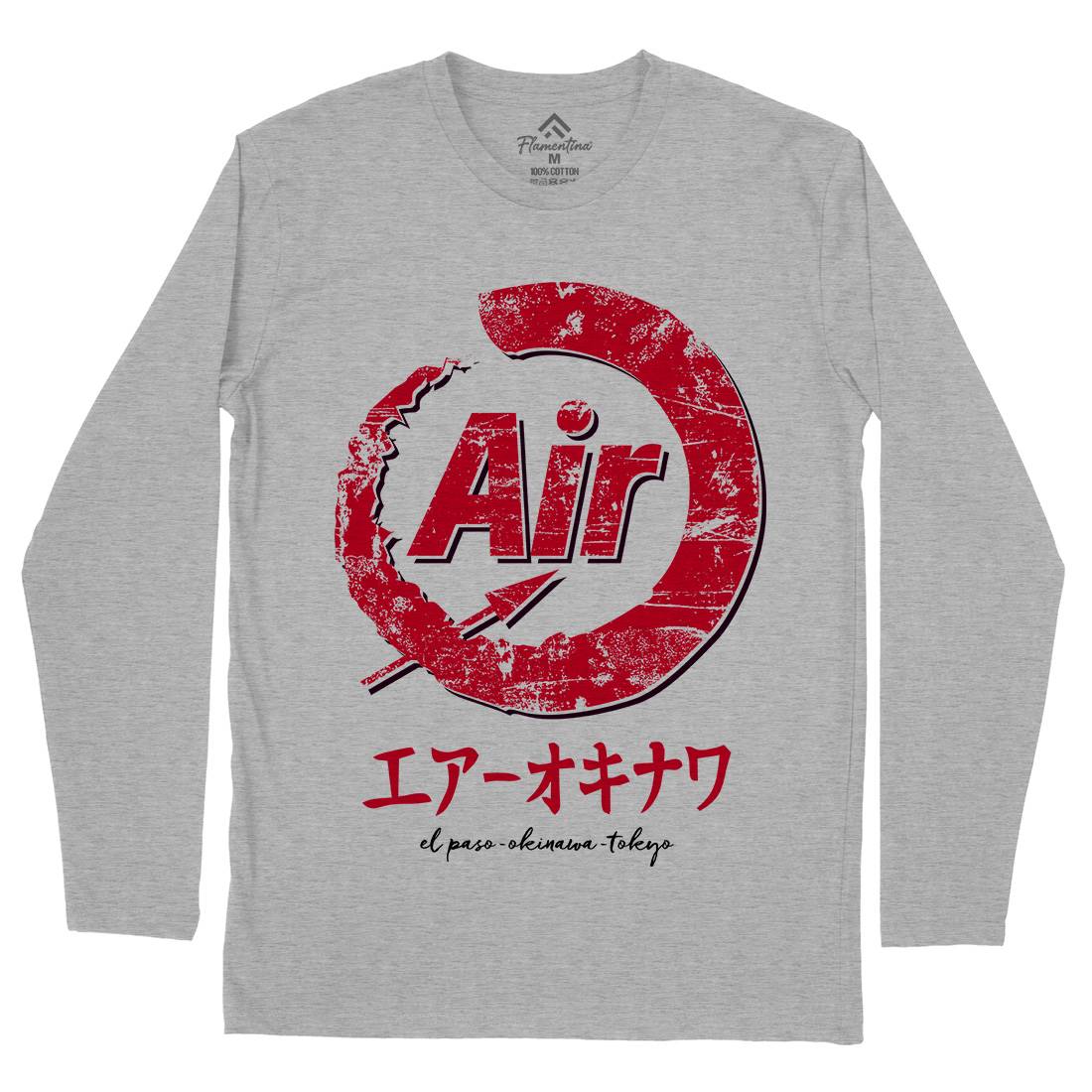 Air-O Mens Long Sleeve T-Shirt Retro D320
