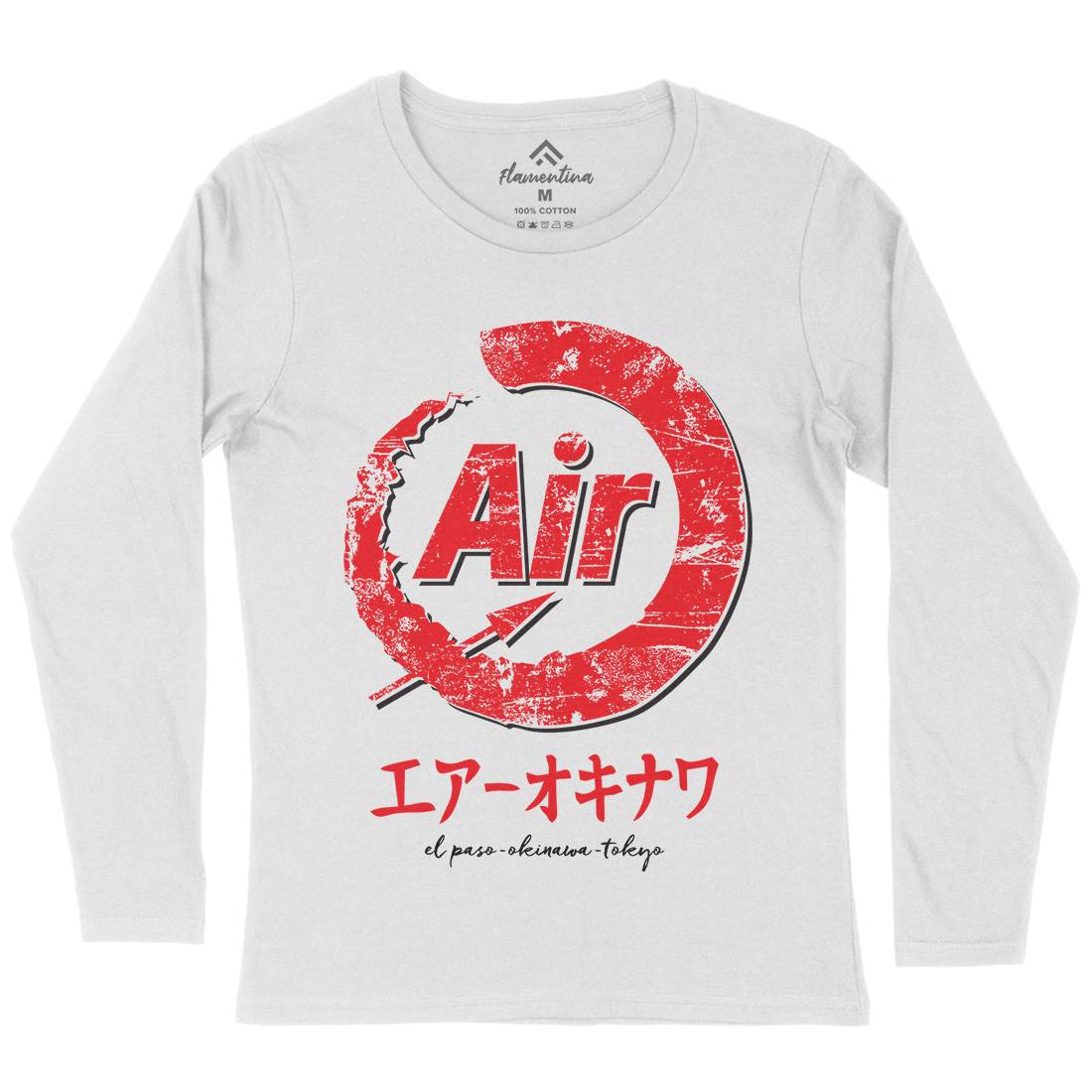 Air-O Womens Long Sleeve T-Shirt Retro D320