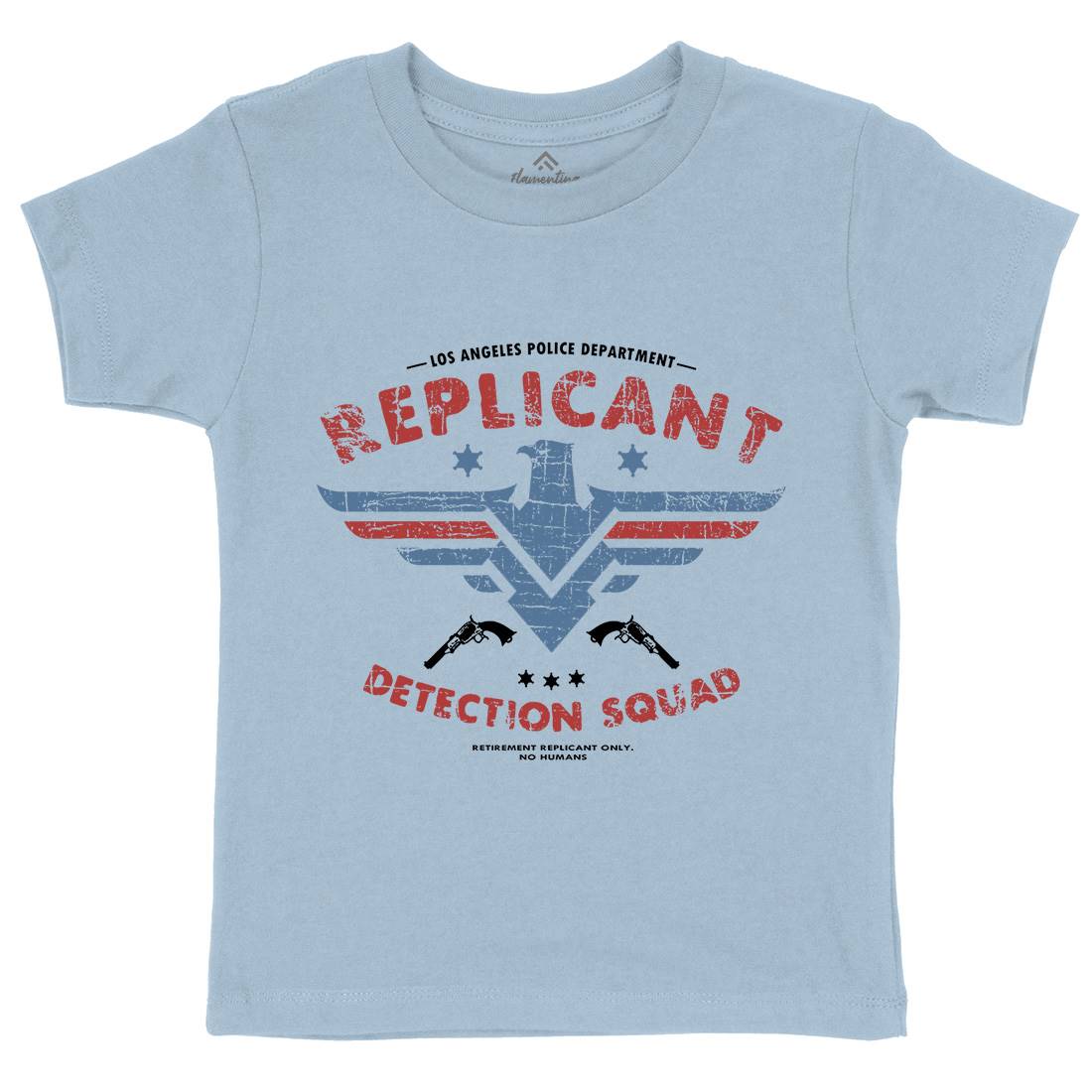 Replicant Detection Kids Crew Neck T-Shirt Space D321