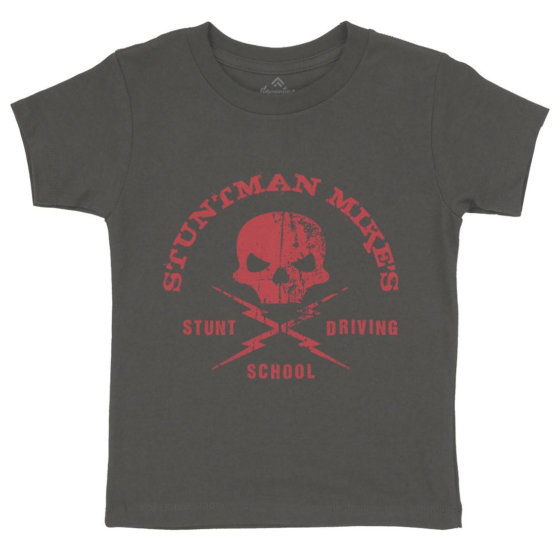 Stuntman Mike Kids Organic Crew Neck T-Shirt Cars D322