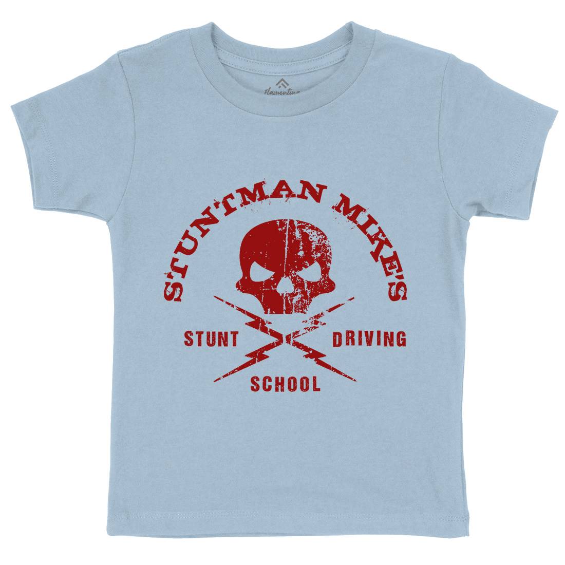 Stuntman Mike Kids Crew Neck T-Shirt Cars D322