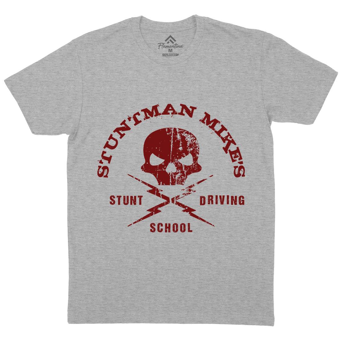 Stuntman Mike Mens Crew Neck T-Shirt Cars D322