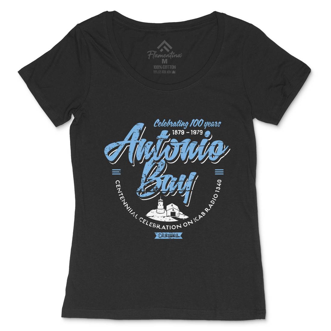 Antonio Bay Womens Scoop Neck T-Shirt Horror D324
