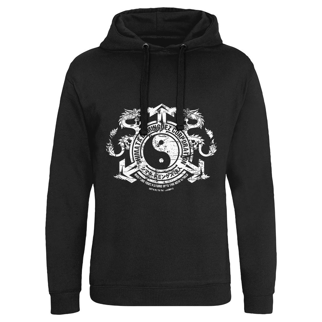 Shimata Dominguez Mens Hoodie Without Pocket Space D325
