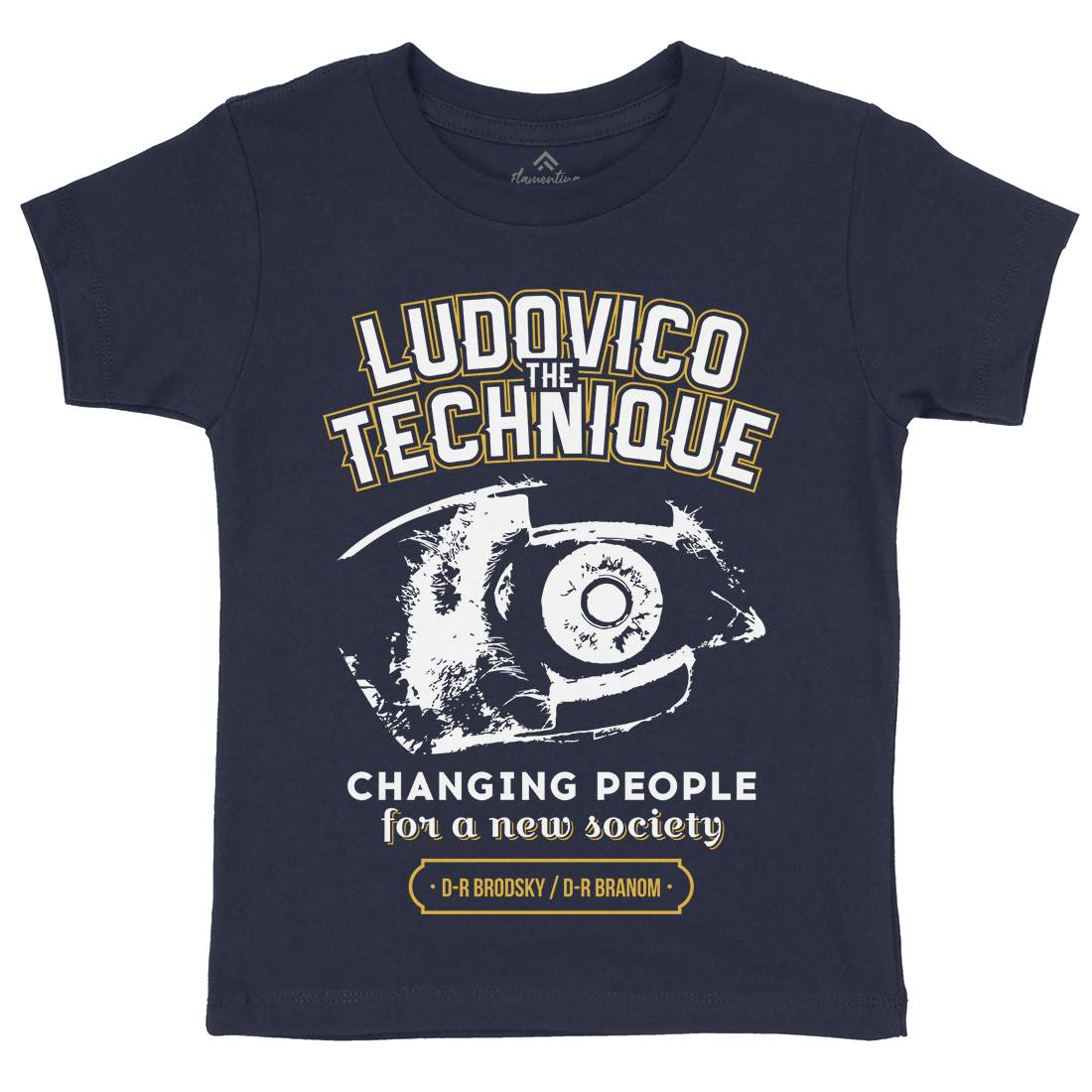 Ludovico Technique Kids Crew Neck T-Shirt Horror D326