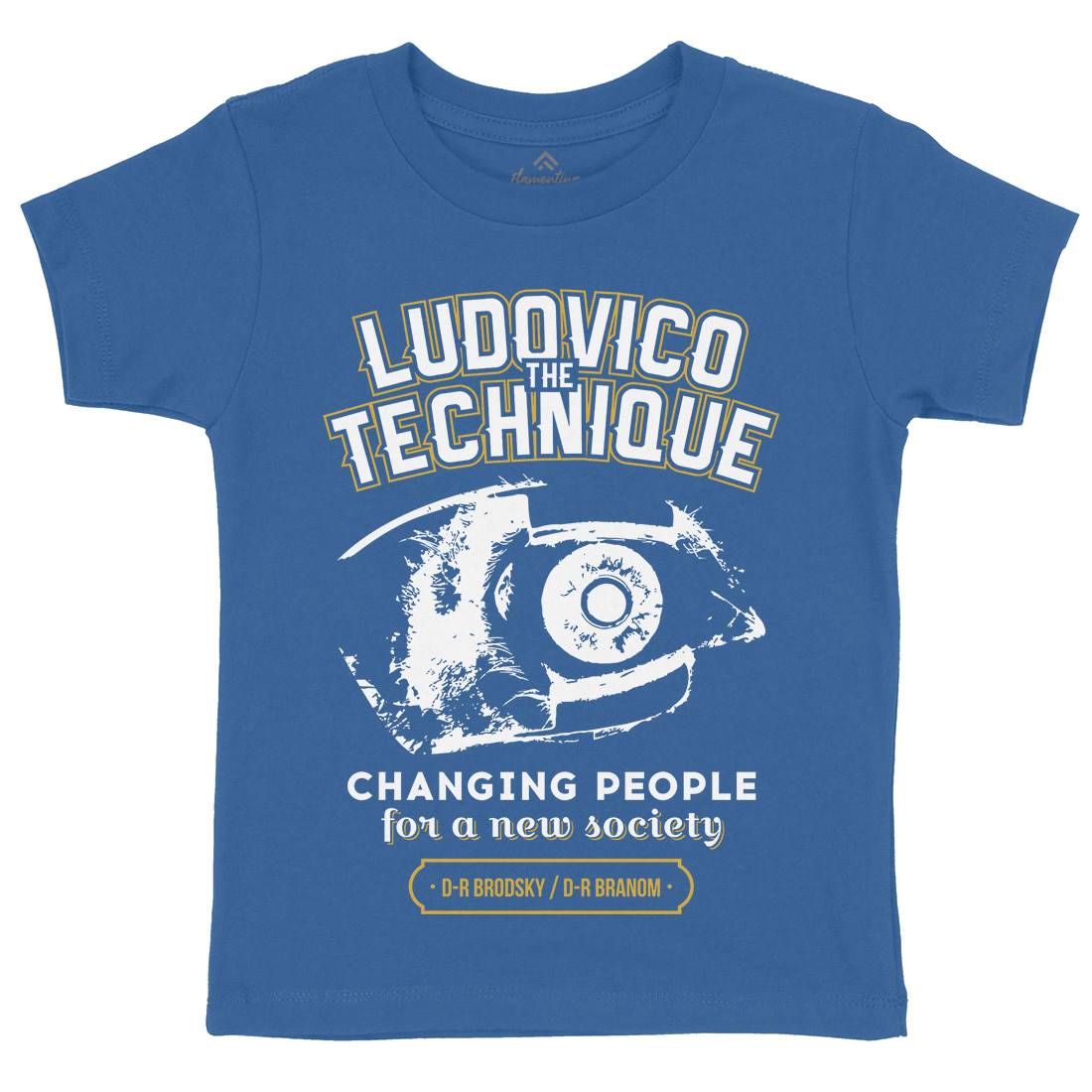 Ludovico Technique Kids Crew Neck T-Shirt Horror D326