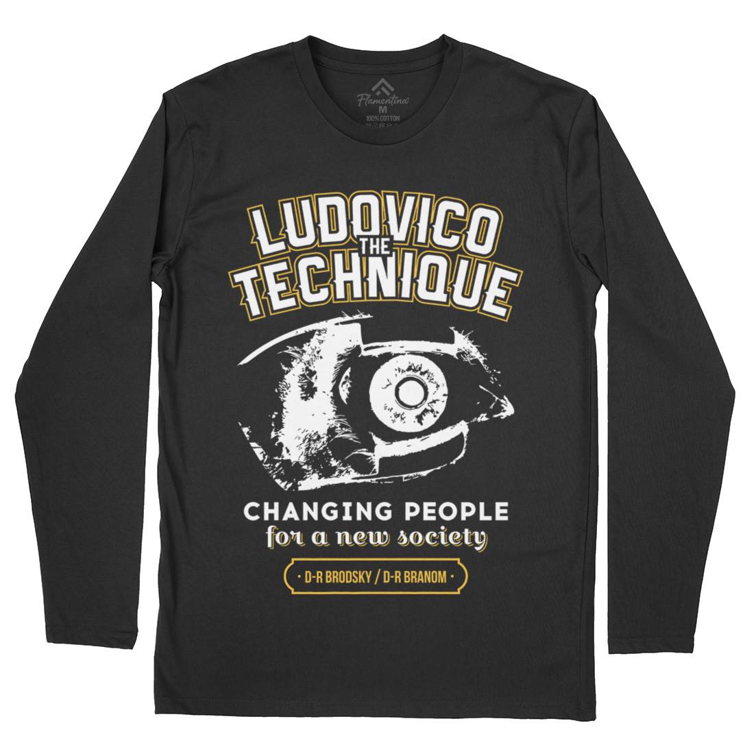 Ludovico Technique Mens Long Sleeve T-Shirt Horror D326
