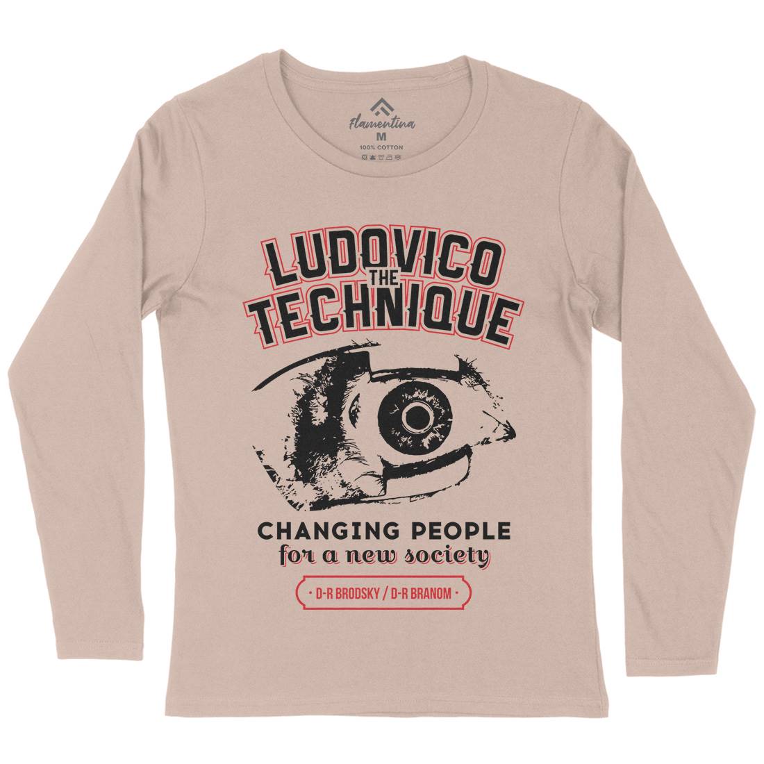 Ludovico Technique Womens Long Sleeve T-Shirt Horror D326