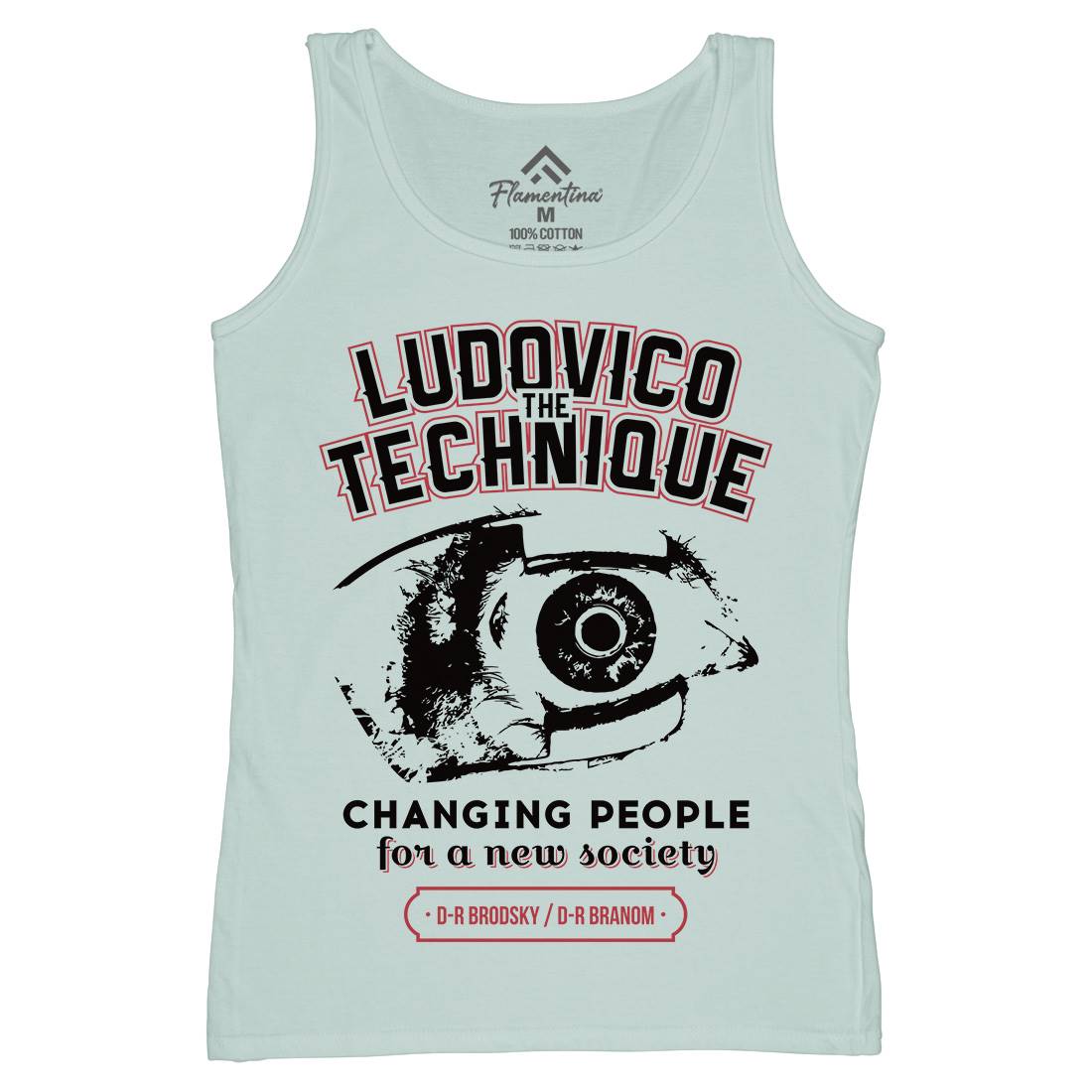 Ludovico Technique Womens Organic Tank Top Vest Horror D326