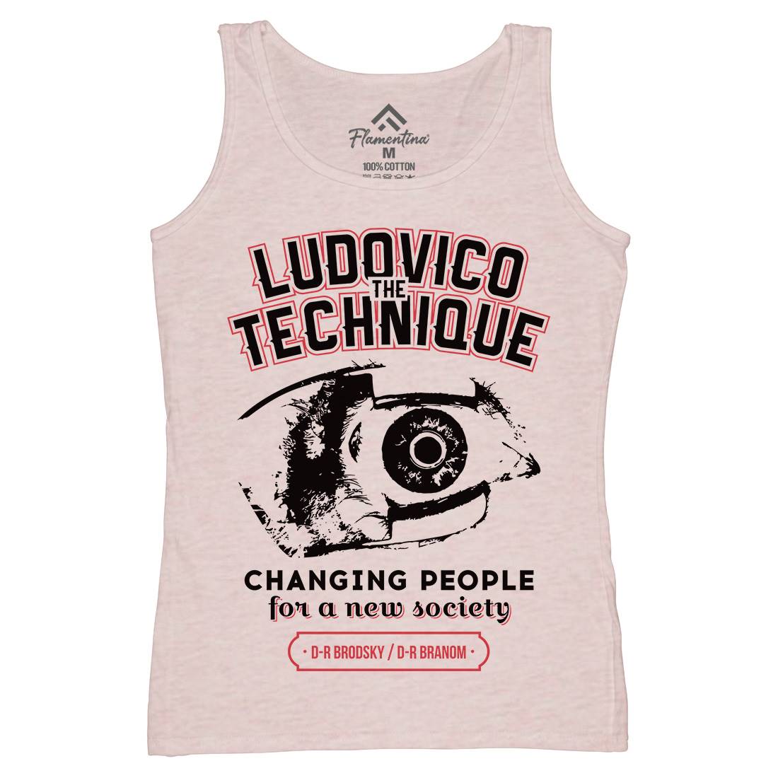 Ludovico Technique Womens Organic Tank Top Vest Horror D326