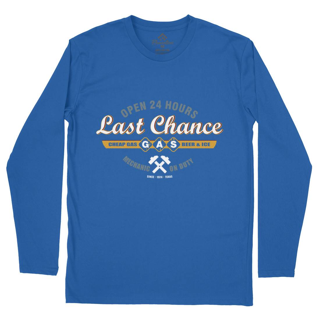 Last Chance Gasoline Mens Long Sleeve T-Shirt Horror D328