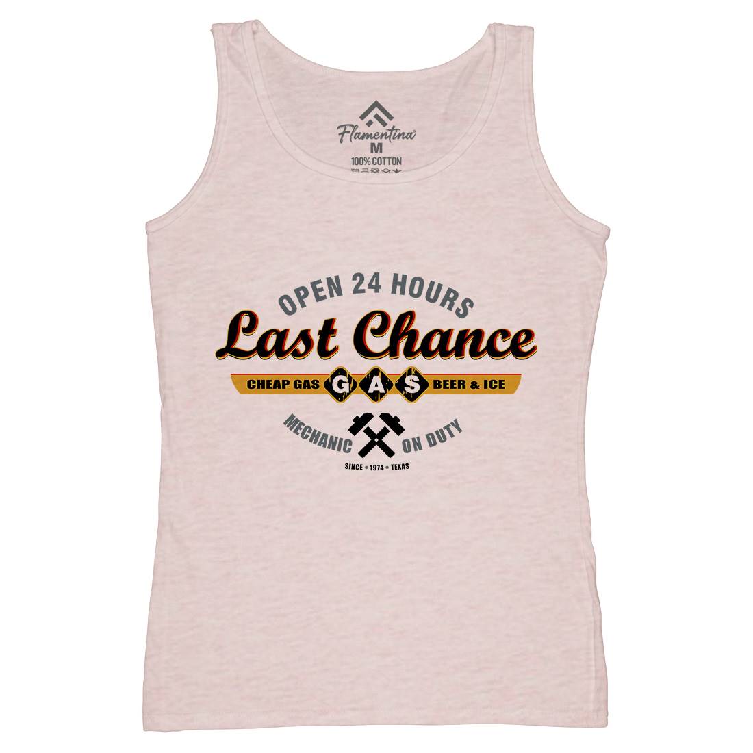 Last Chance Gasoline Womens Organic Tank Top Vest Horror D328