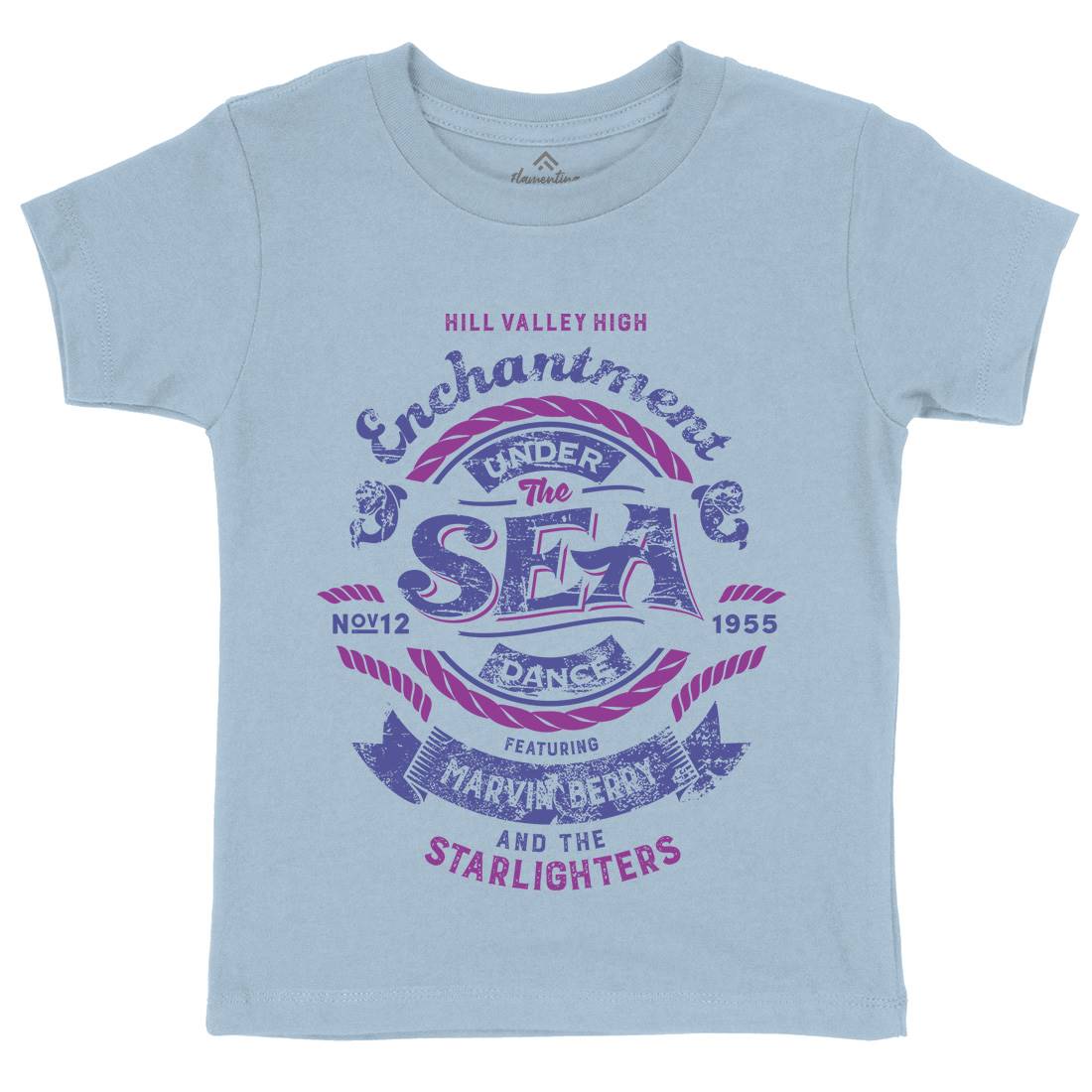 Enchantment Under The Sea Kids Crew Neck T-Shirt Space D329