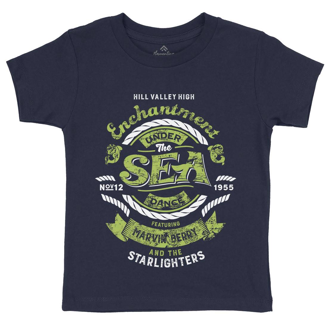 Enchantment Under The Sea Kids Crew Neck T-Shirt Space D329