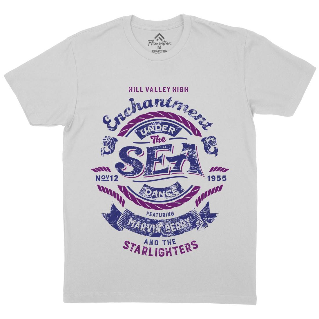 Enchantment Under The Sea Mens Crew Neck T-Shirt Space D329