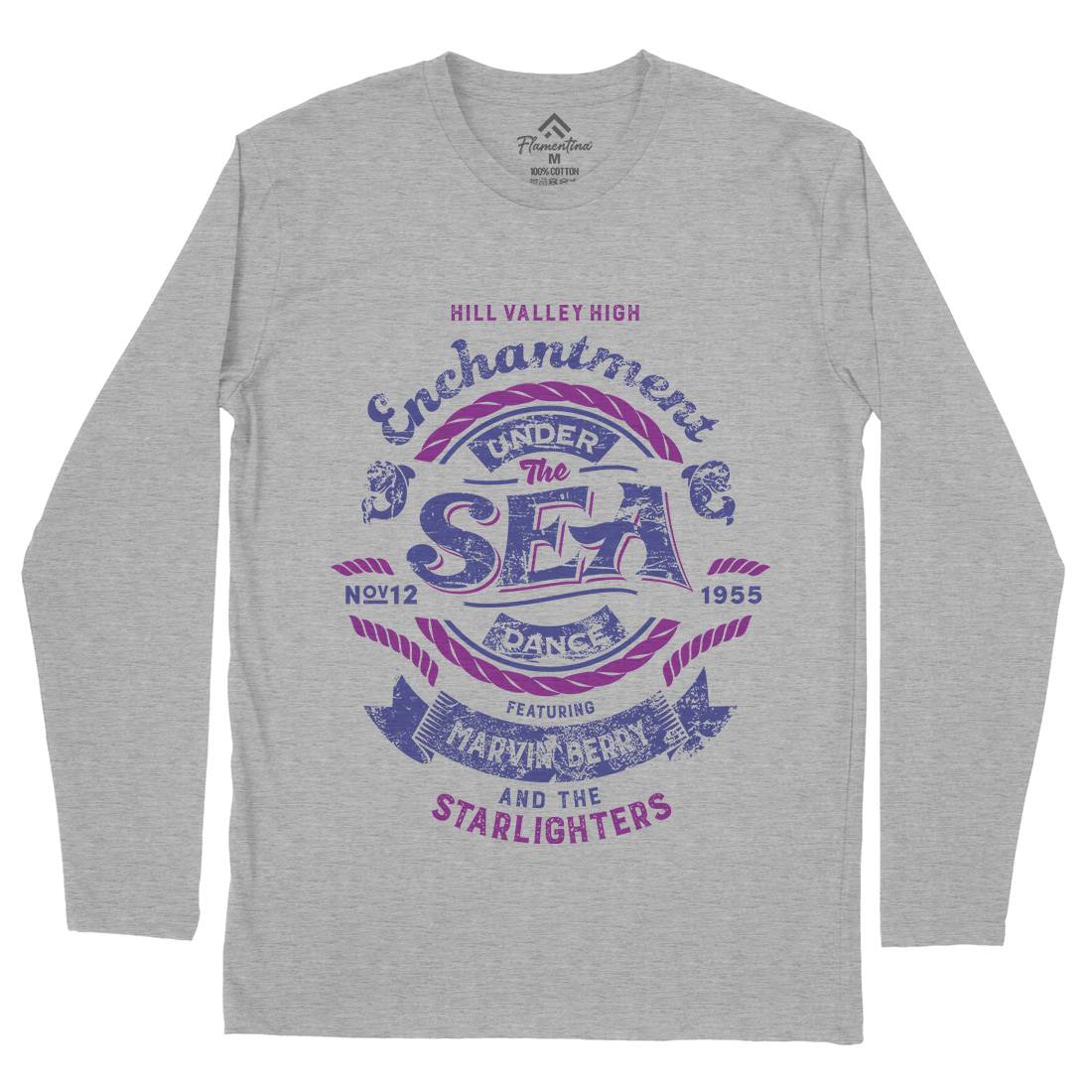 Enchantment Under The Sea Mens Long Sleeve T-Shirt Space D329