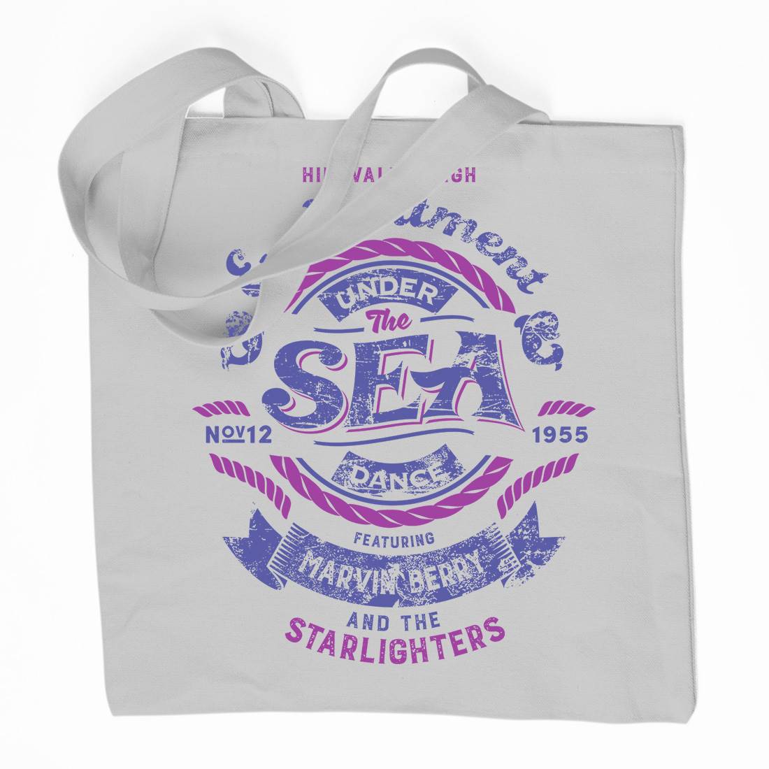 Enchantment Under The Sea Organic Premium Cotton Tote Bag Space D329