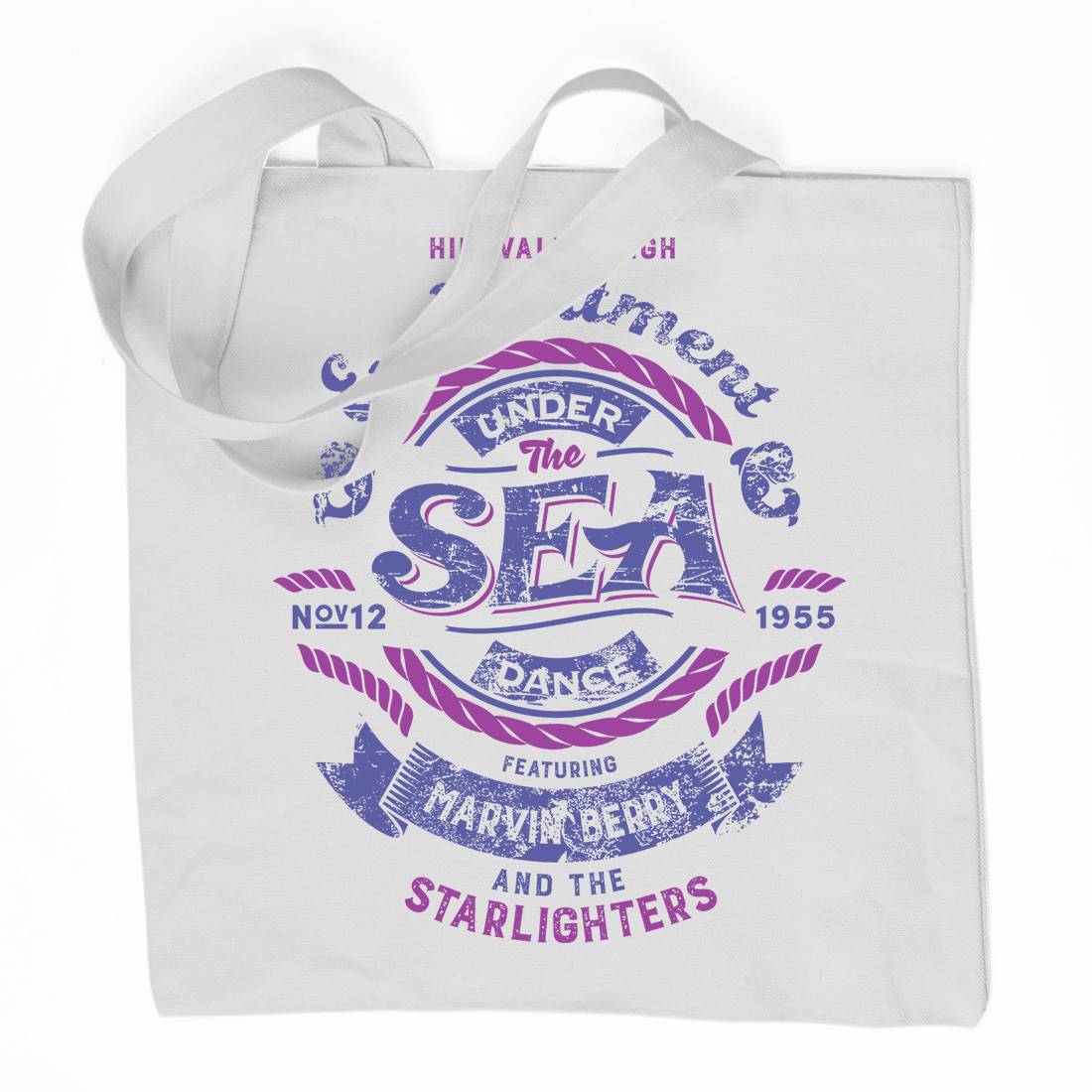 Enchantment Under The Sea Organic Premium Cotton Tote Bag Space D329