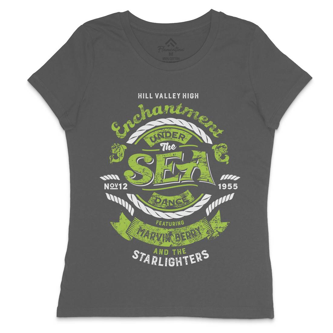 Enchantment Under The Sea Womens Crew Neck T-Shirt Space D329