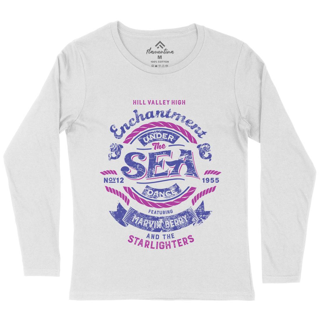 Enchantment Under The Sea Womens Long Sleeve T-Shirt Space D329