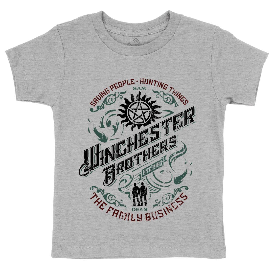 Winchester Kids Organic Crew Neck T-Shirt Horror D330