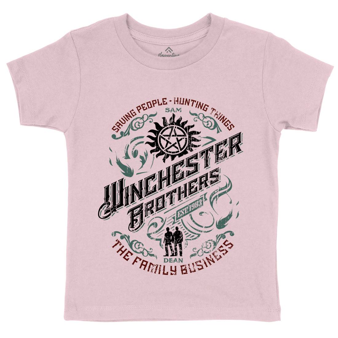 Winchester Kids Organic Crew Neck T-Shirt Horror D330