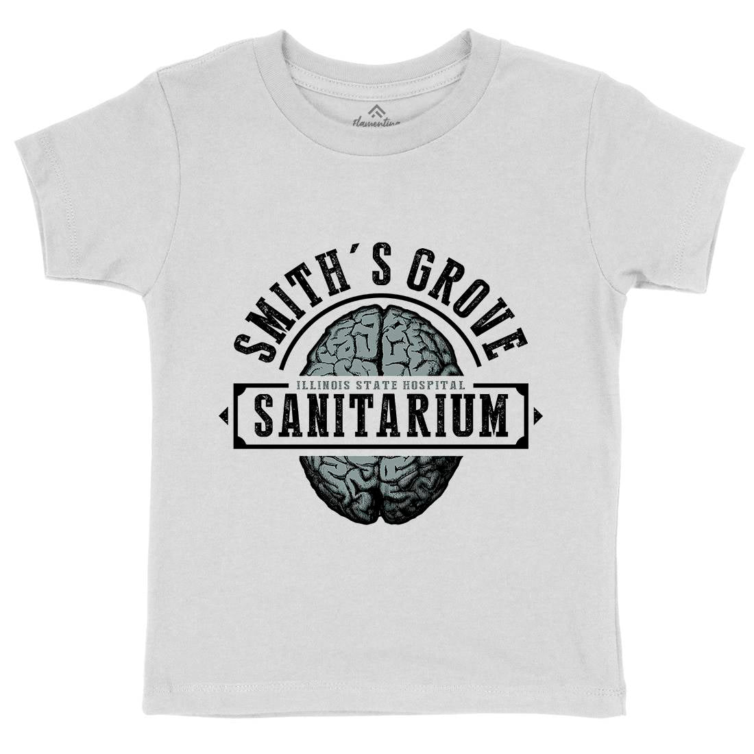 Smiths Grove Kids Organic Crew Neck T-Shirt Horror D331