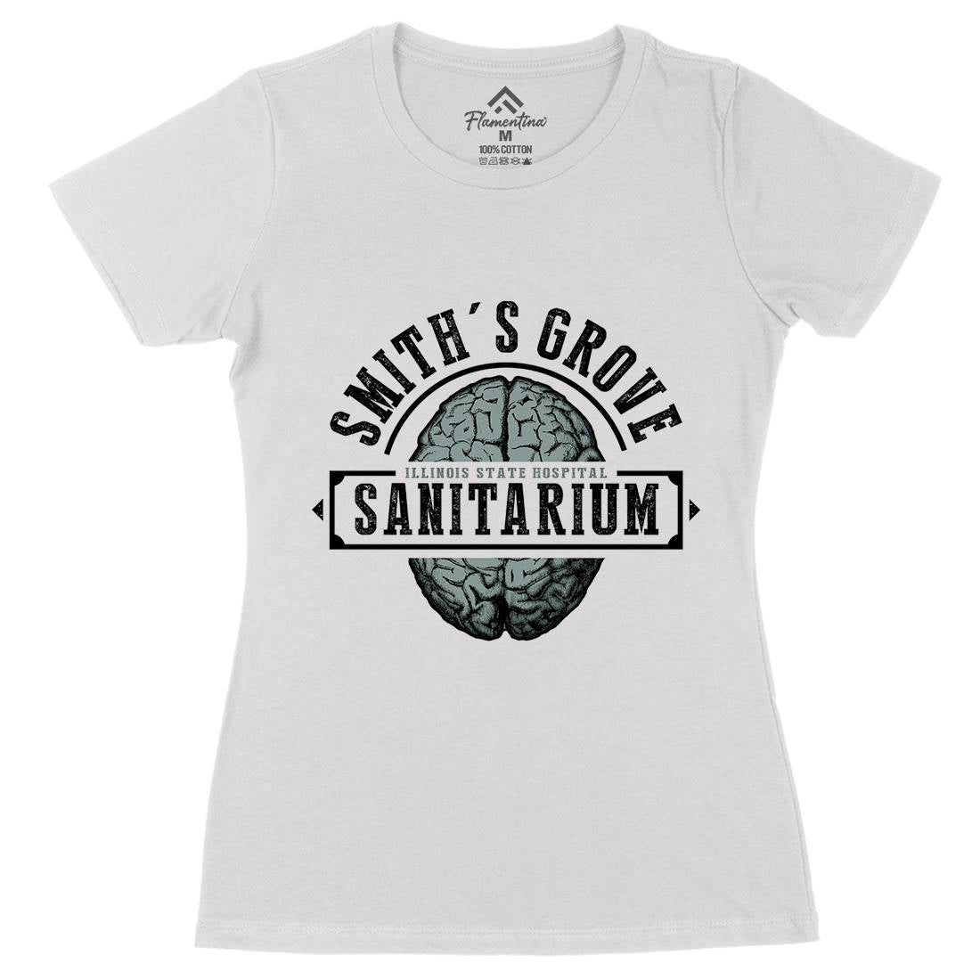 Smiths Grove Womens Organic Crew Neck T-Shirt Horror D331