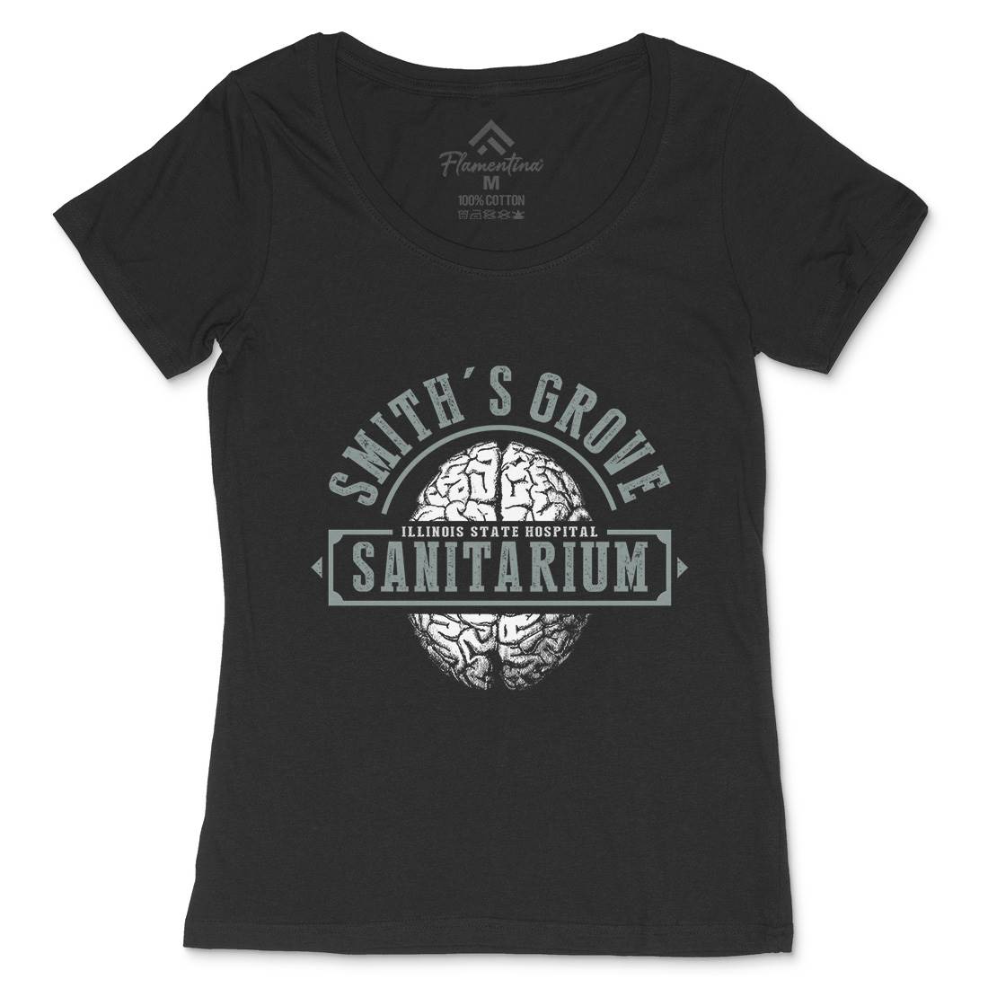 Smiths Grove Womens Scoop Neck T-Shirt Horror D331