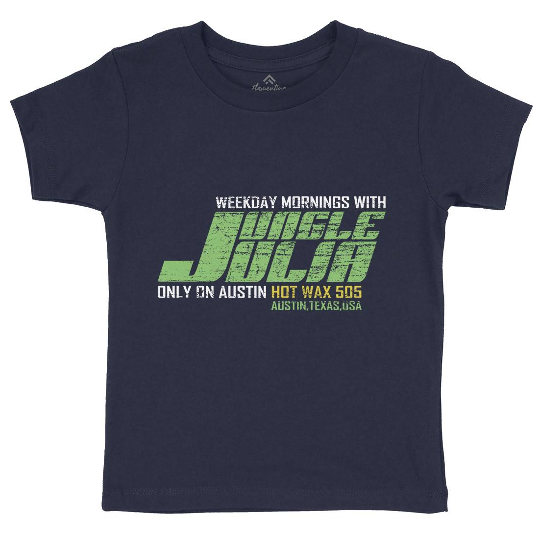 Jungle Julia Kids Organic Crew Neck T-Shirt Retro D333