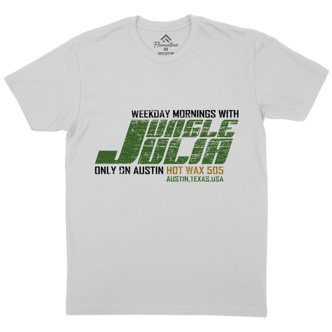 Jungle Julia Mens Crew Neck T-Shirt Retro D333