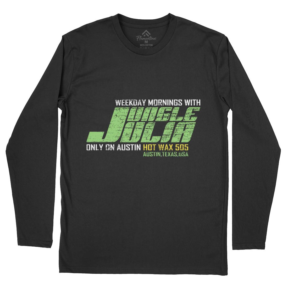 Jungle Julia Mens Long Sleeve T-Shirt Retro D333