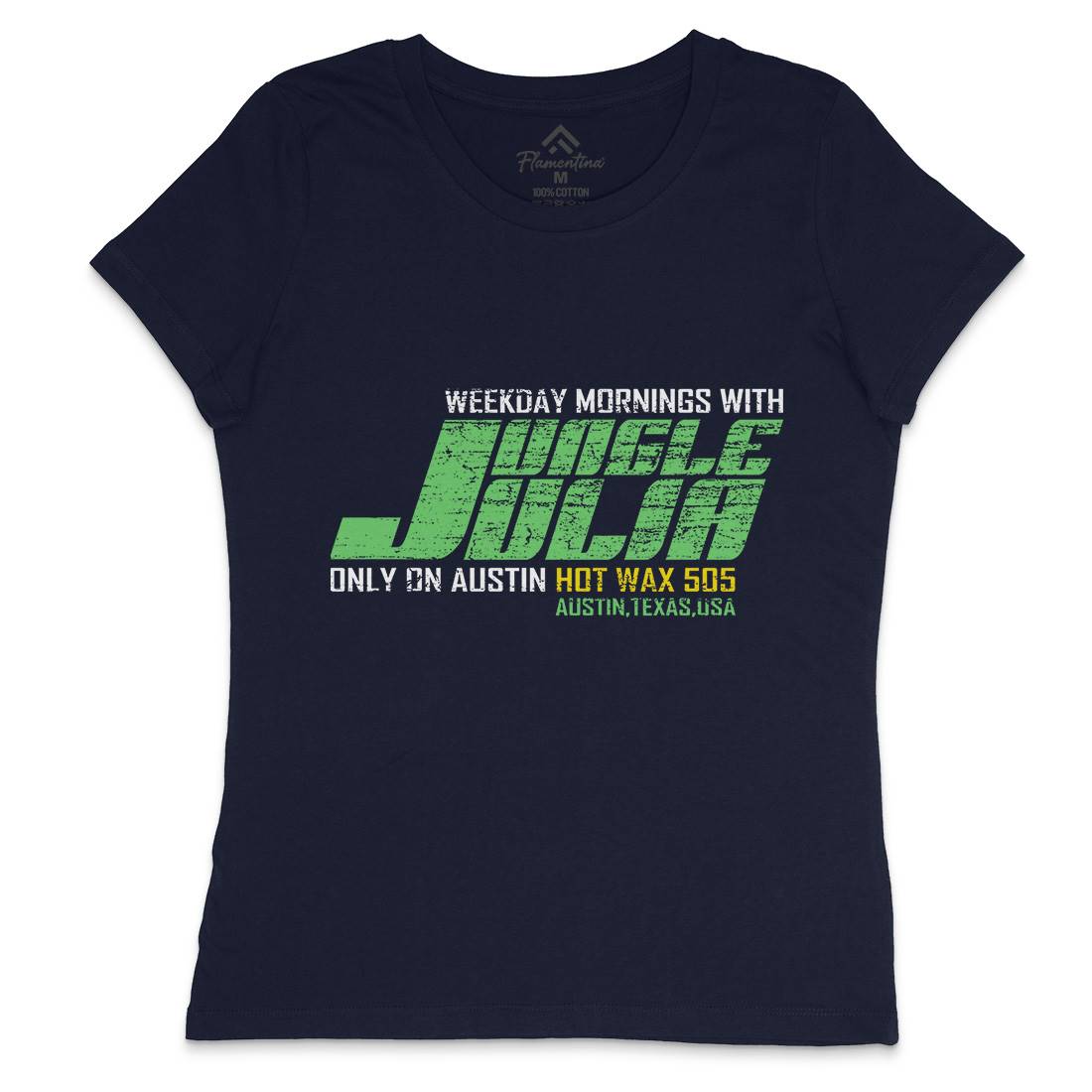 Jungle Julia Womens Crew Neck T-Shirt Retro D333