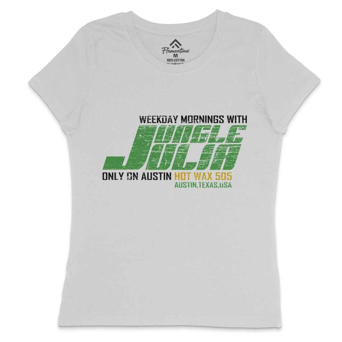 Jungle Julia Womens Crew Neck T-Shirt Retro D333