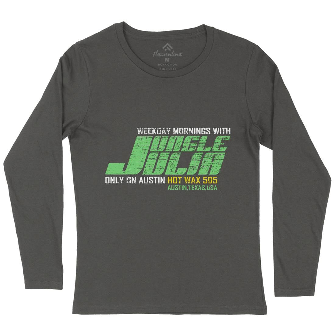Jungle Julia Womens Long Sleeve T-Shirt Retro D333