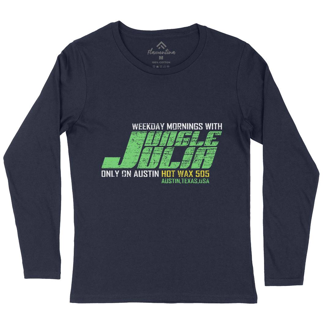 Jungle Julia Womens Long Sleeve T-Shirt Retro D333