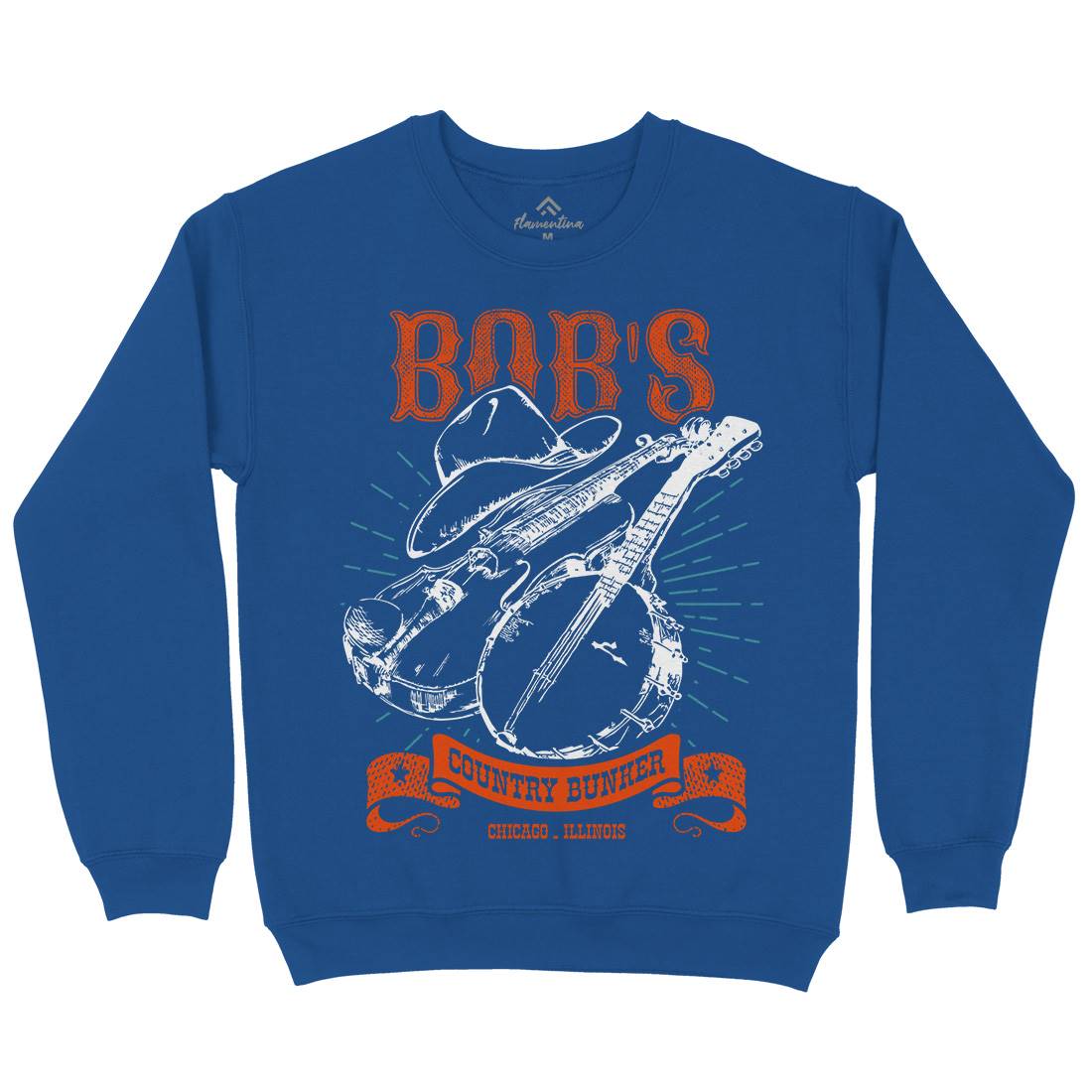 Bobs Bunker Kids Crew Neck Sweatshirt Music D334