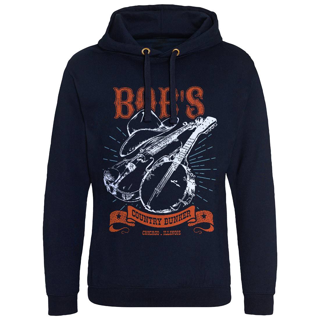 Bobs Bunker Mens Hoodie Without Pocket Music D334