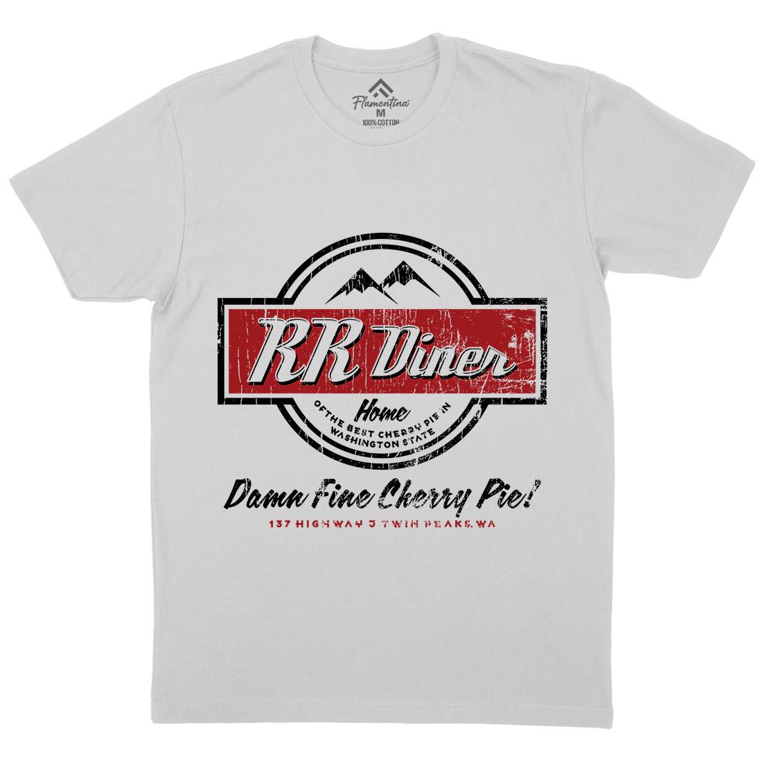 Double Rr Diner Mens Crew Neck T-Shirt Horror D335